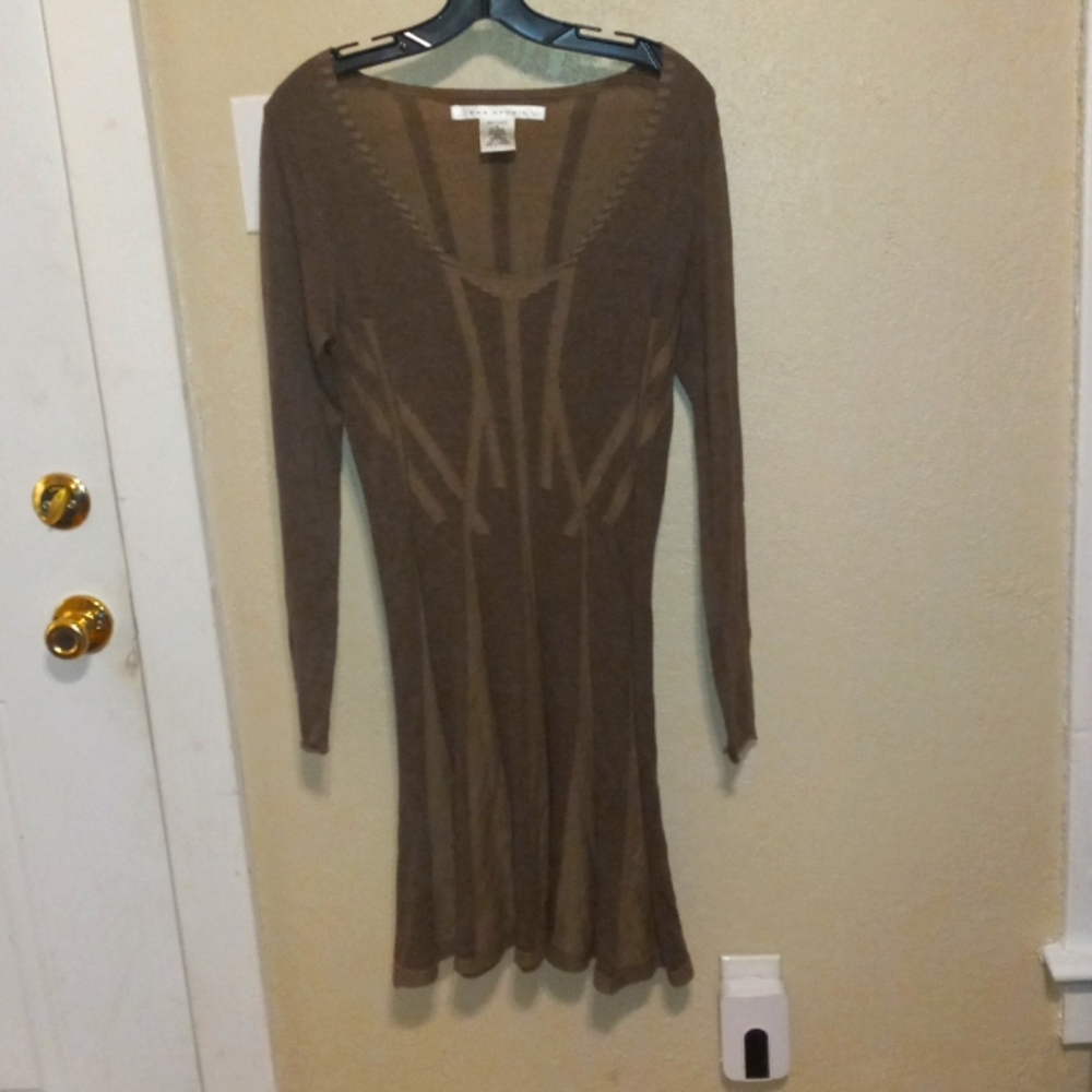 Long sleeve sweater dress